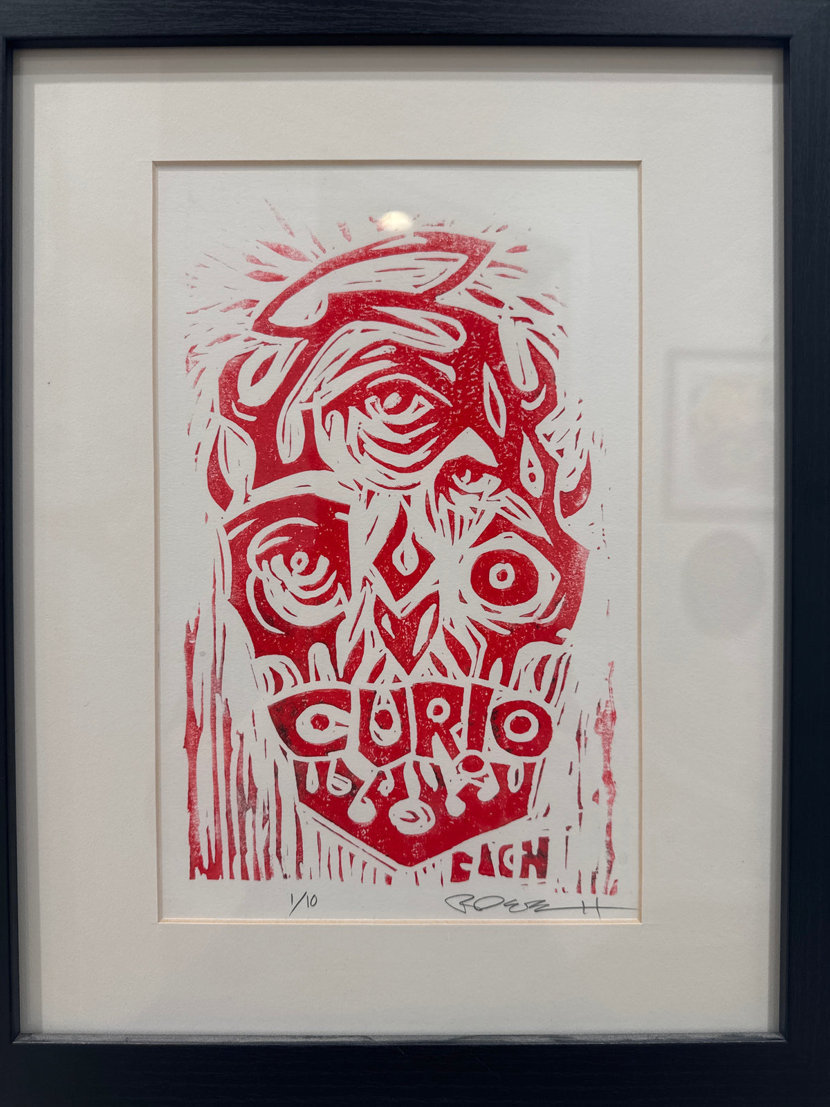 CURIO Skull Print Red, 1/10