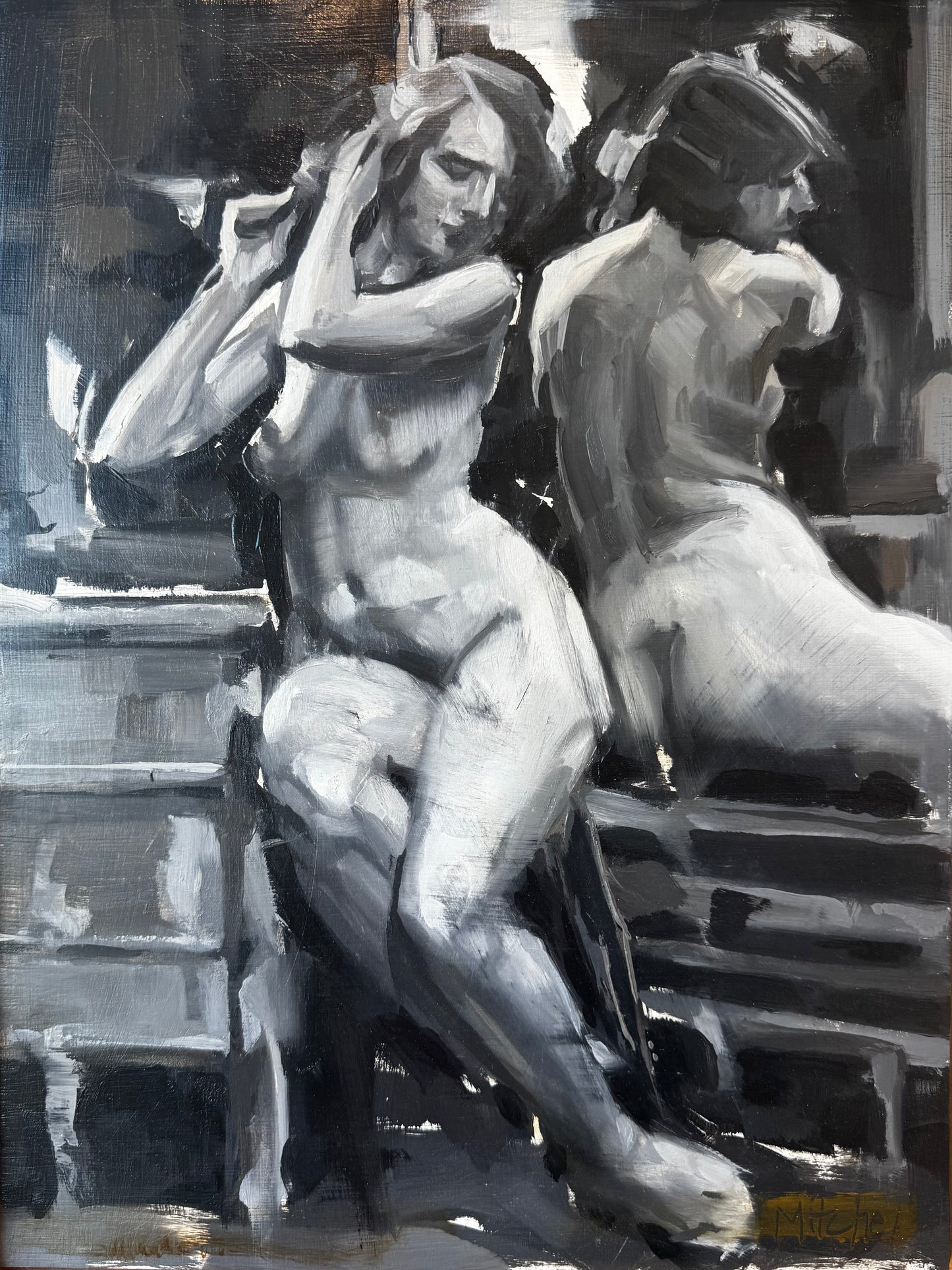 Nude in Mirror