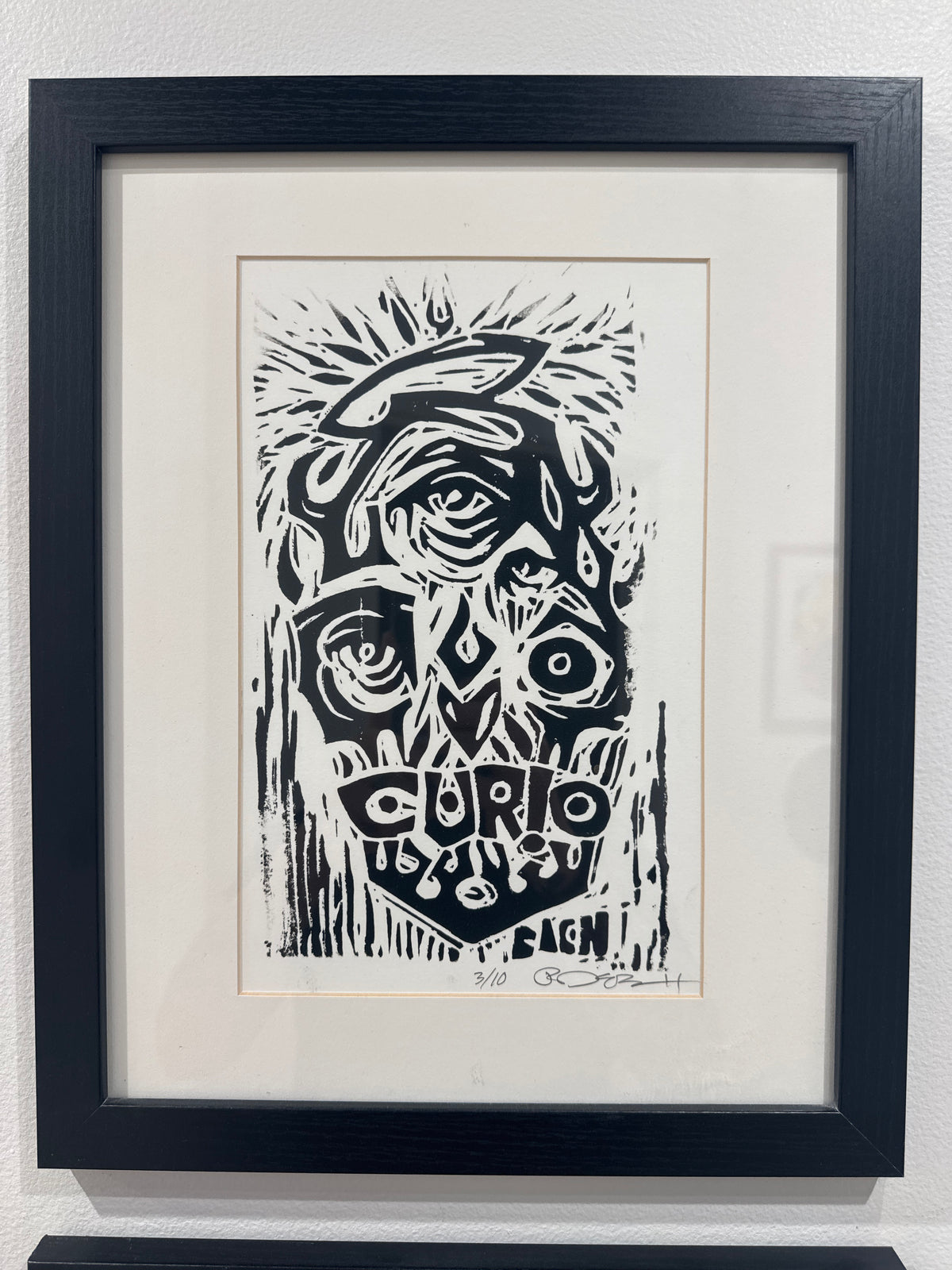 CURIO Skull Print Black, 3/10