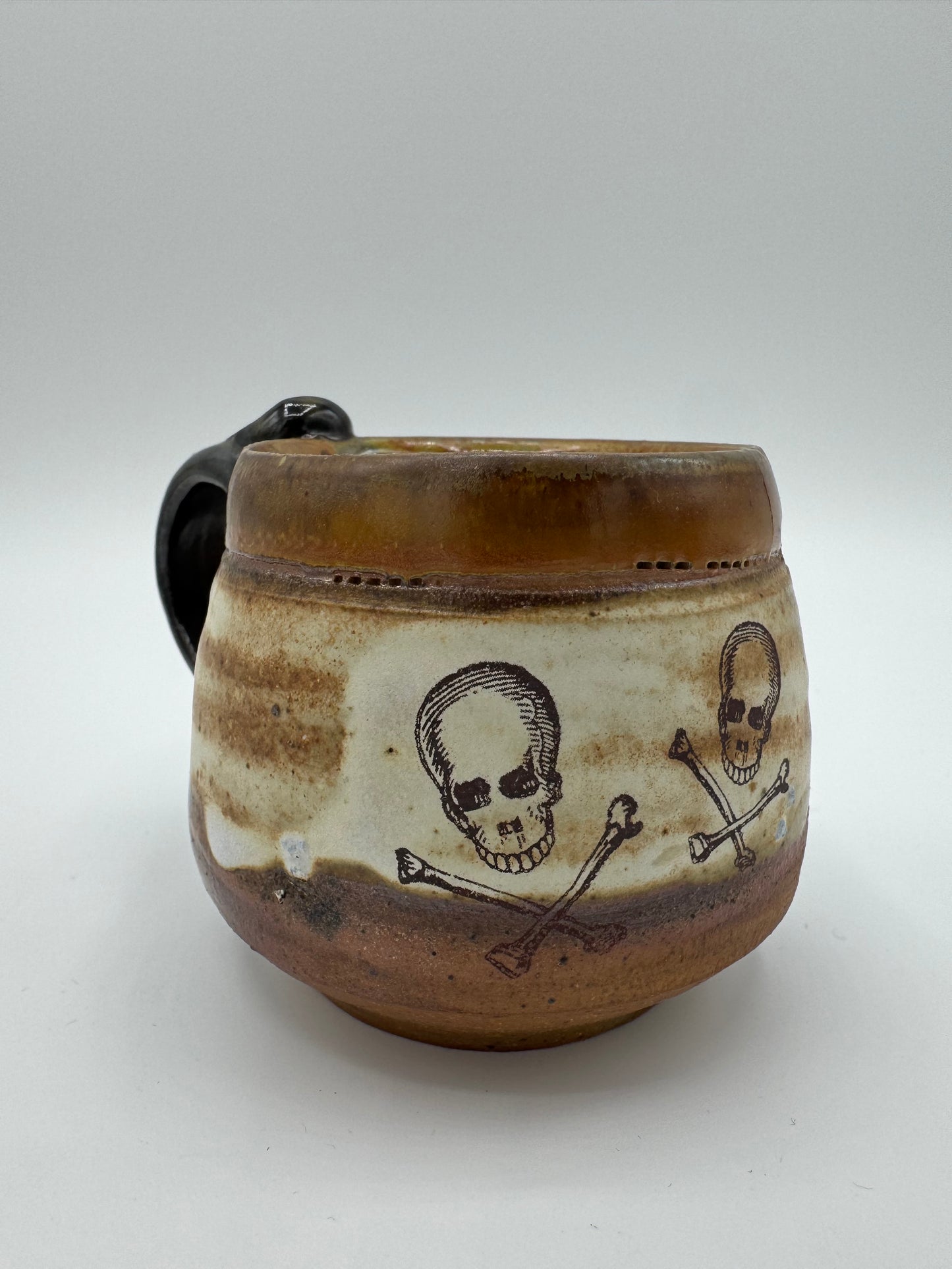 Double Espresso Skull and Crossbone Mug