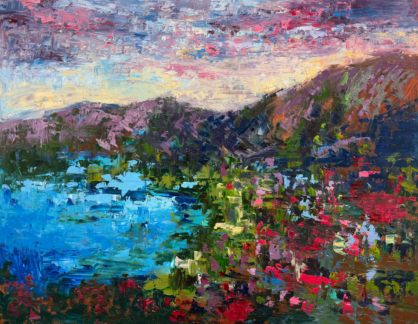Evening Mountain Sundown